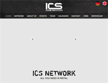 Tablet Screenshot of ics-int.com